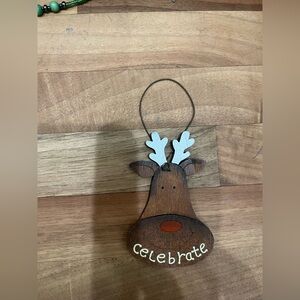 Reindeer Ornament with Antlers